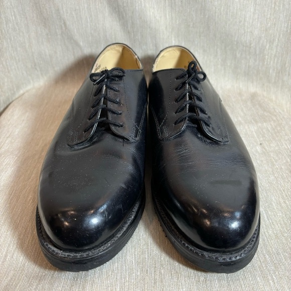 BOULET Sz 9.5 Lace Up Vibram Sole Brogues Oxford Leather Military Academia Shoes - Picture 2 of 12